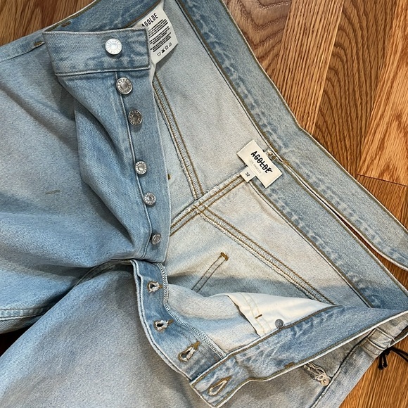 AGolde Broken Waistband Shorts Size 32 NWT - Picture 13 of 16